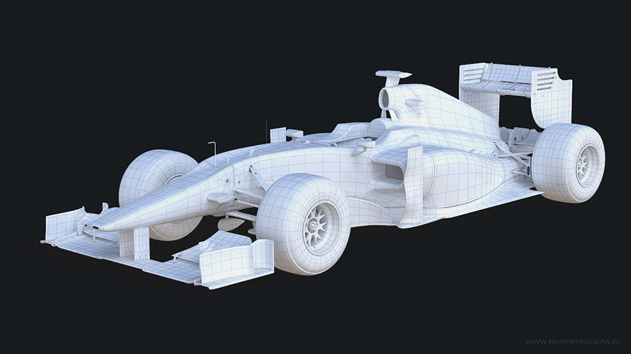 Formula 1 3d Model autor: Robert Kudera
