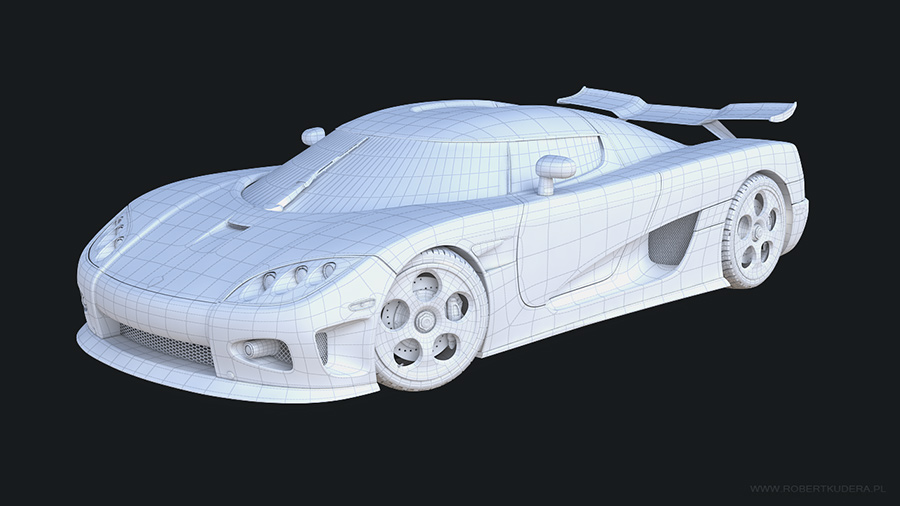 Koenigsegg CCX 3d Model autor: Robert Kudera